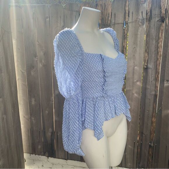 Song of style light blue Blouse size medium - Picture 11 of 12